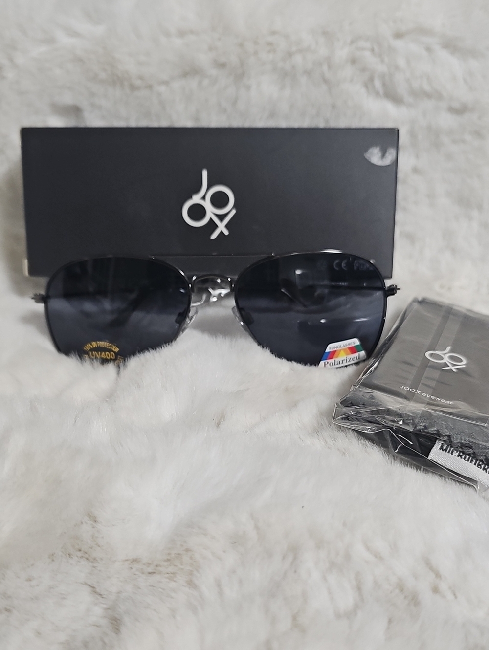 New! Joox Polarized Men’s Aviator Sunglasses in Black